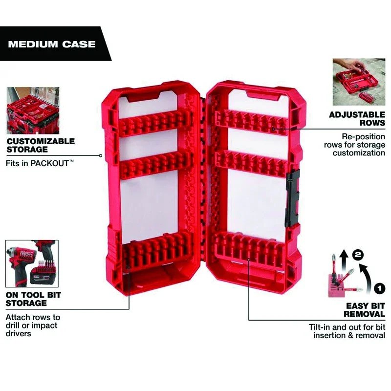 Milwaukee 48-89-2530 19PCS Cobalt Metric Drill Bit Set PACKOUT 1-10MM Hard Metal Power Tool Accessories Twists Drill