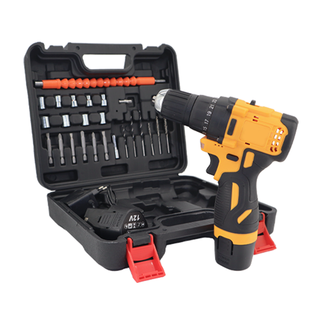 Handheld 12V Electric Cordless Drill Machine Power Tools Set Power Drills With Other Power Tool Accessories