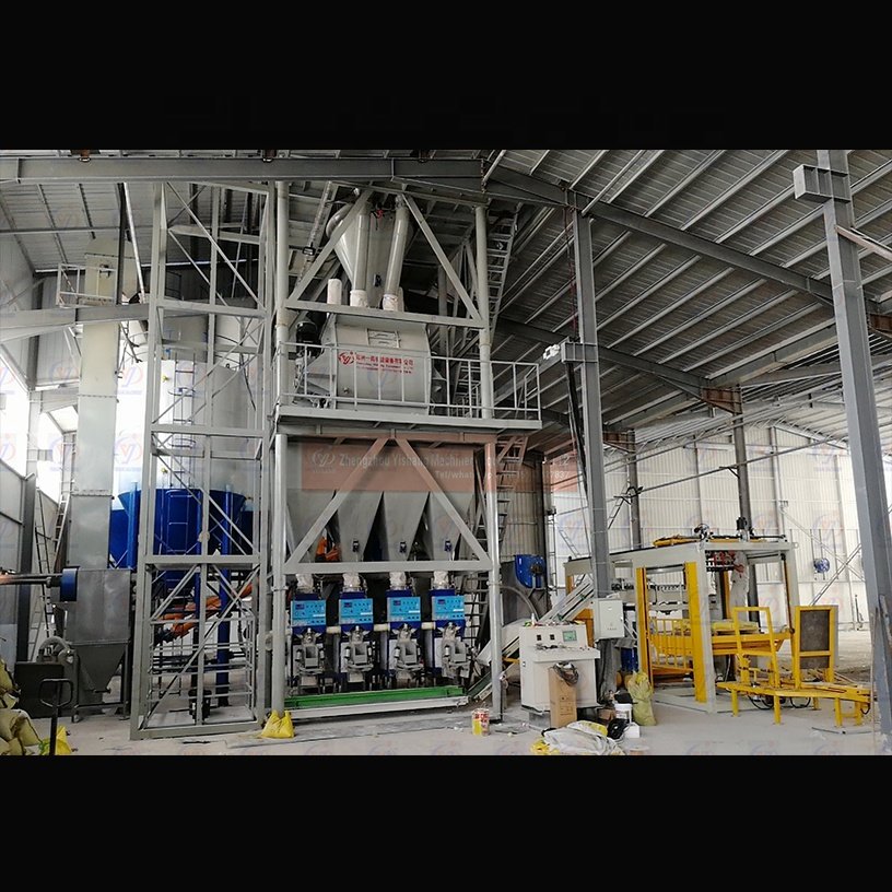 Automatic Operated Dry Mix Used Wall Mortar Dry Mix Powder Mixer Machine Production Line