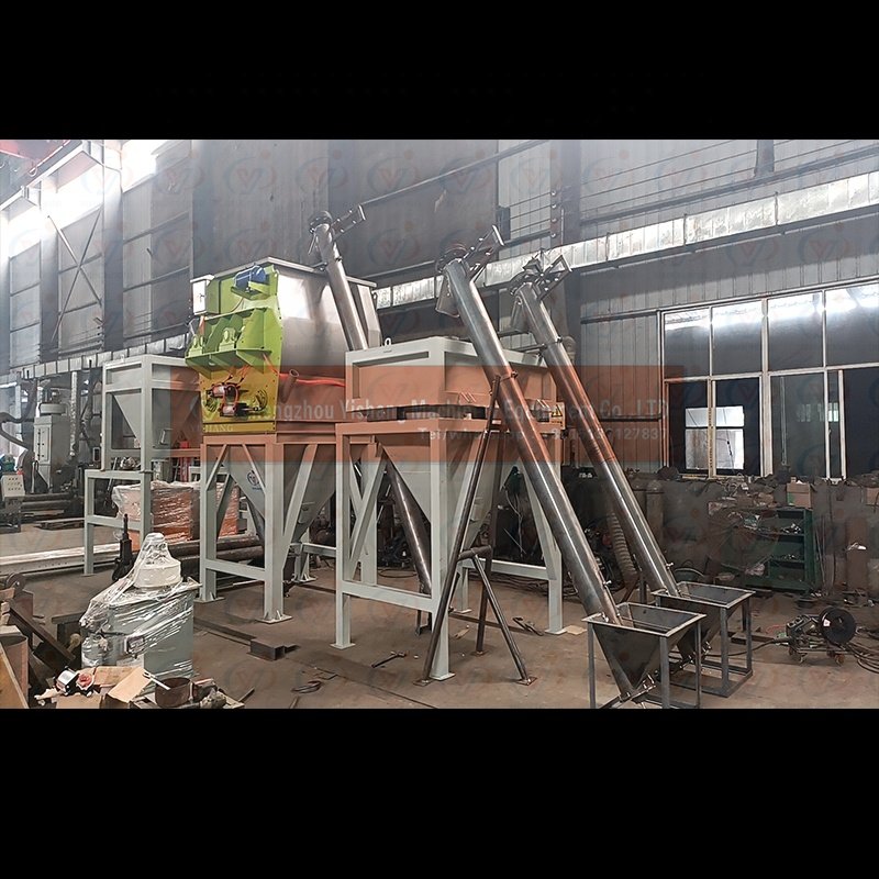 Automatic Operated Dry Mix Used Wall Mortar Dry Mix Powder Mixer Machine Production Line
