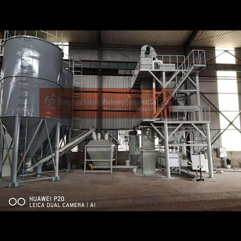 Automatic Operated Dry Mix Used Wall Mortar Dry Mix Powder Mixer Machine Production Line