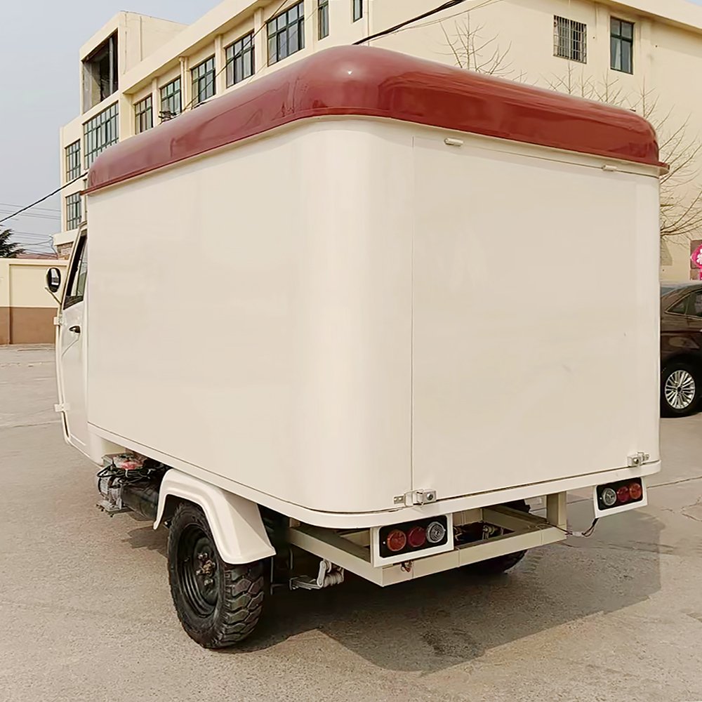 Electric Pizza Truck Mobile Fast Food Cart Electric Tricycle Piaggio Ape for Sale