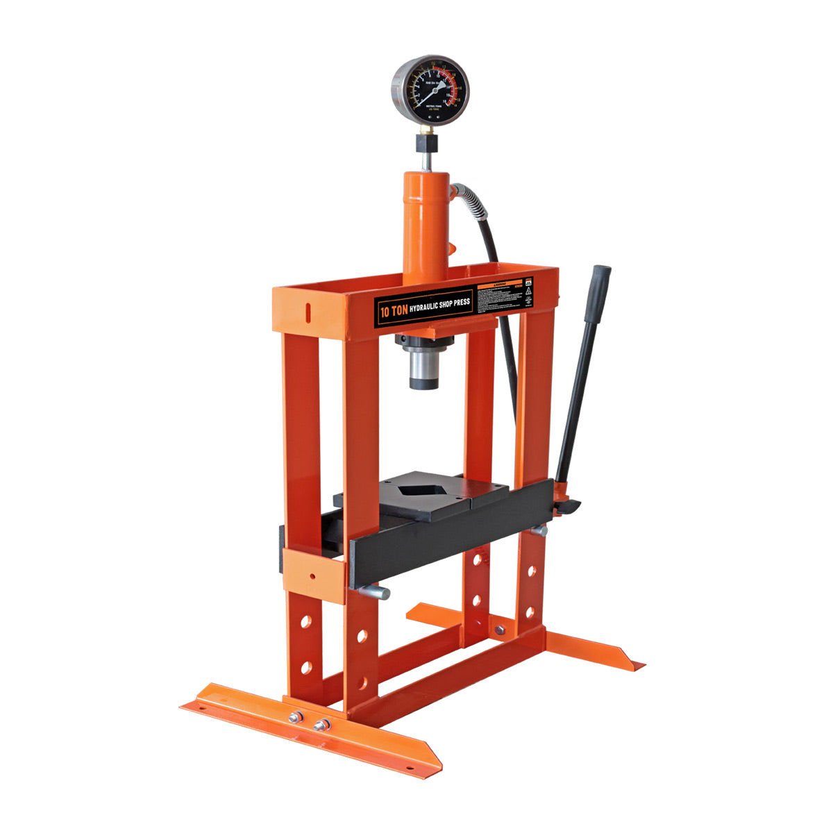 OSATE Vehicle Equipment 10 Ton Hydraulic Shop Press With Hand Pump