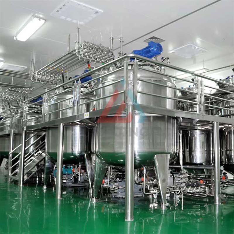 200-500L Hand Wash Homogenizing Shampoo Liquid Detergent Mixer Mixing Machine