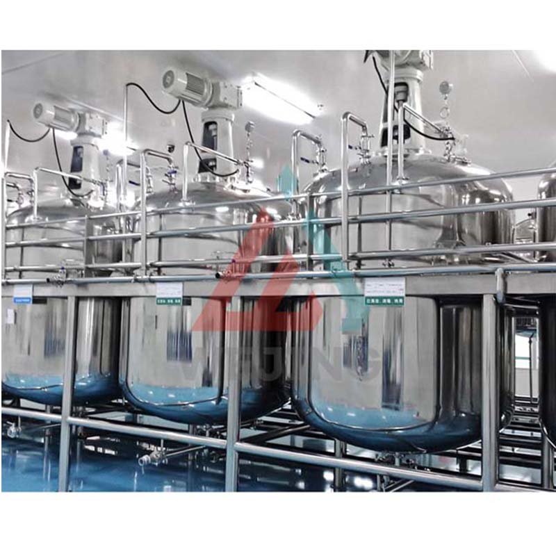 200-500L Hand Wash Homogenizing Shampoo Liquid Detergent Mixer Mixing Machine