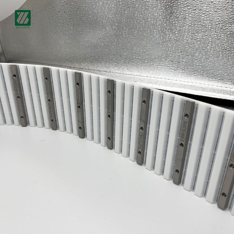 Wholesale Polyurethane Timing Belt Single Side Tooth Pu Transmission Belt With Metal False Tooth