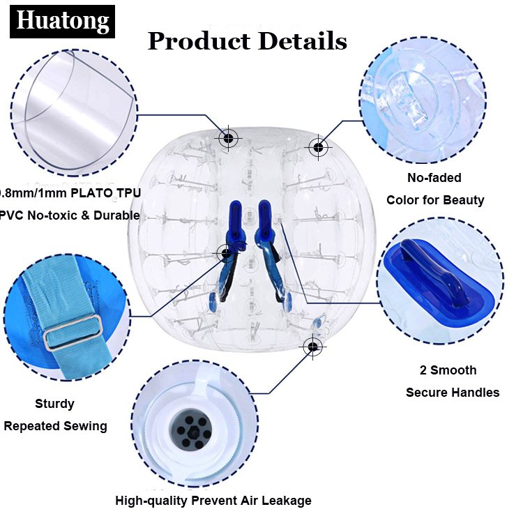 Outdoor Inflatable Bumper Ball Inflatable Body Bubble Soccer Ball