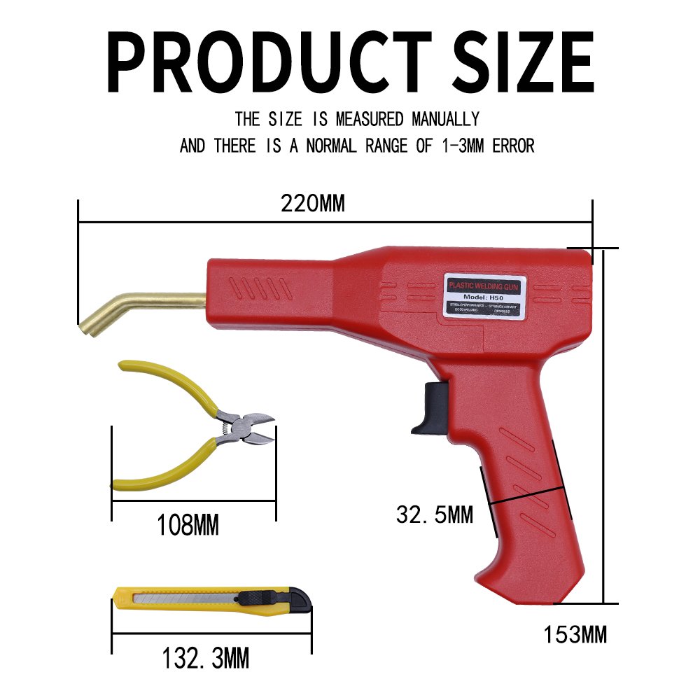 AI PDR Car Dent Repair Tool Set Dent Removal Tools Body Repair Kits Paintless Dent Removal Tools Replaceable Tips