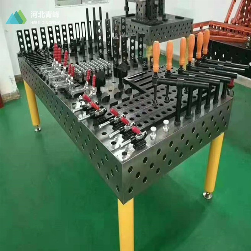 Cast Iron 3D Flexible Welding Platform Robot Welding Table 2D Welding Platform Fixture