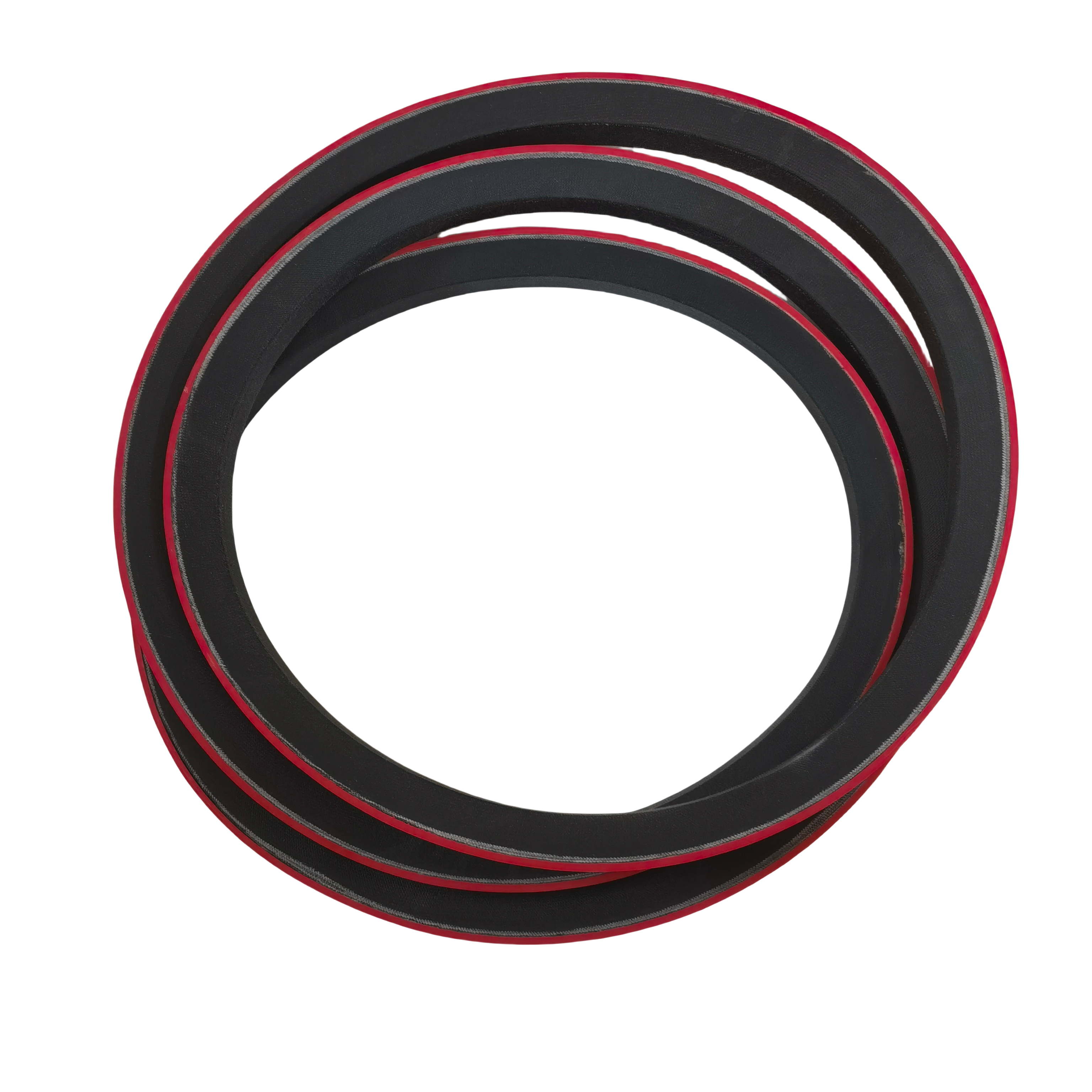 Red Rubber Coating V-Belt Customizable OEM Transmission Belts