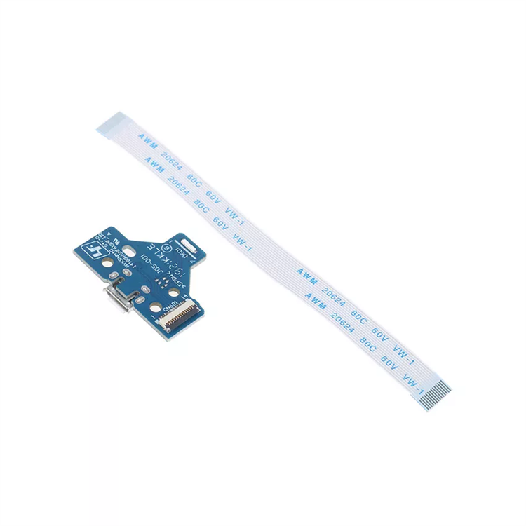SYY Game Controller JDS 001 011 030 040 050 Power Charging Socket Port Circuit Board Flex Cable for PS4 Pro Slim Accessories