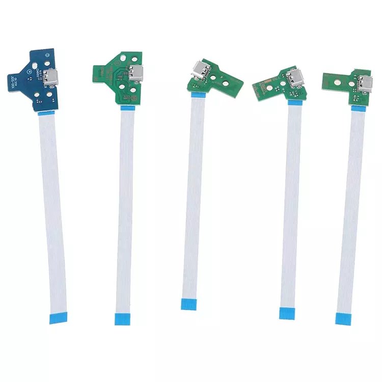 SYY Game Controller JDS 001 011 030 040 050 Power Charging Socket Port Circuit Board Flex Cable for PS4 Pro Slim Accessories