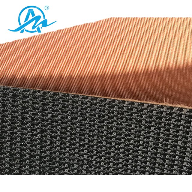 Customized Wear-Resisting Black Grass Pattern Rubber Conveyor Belt Industry Transmission Belt