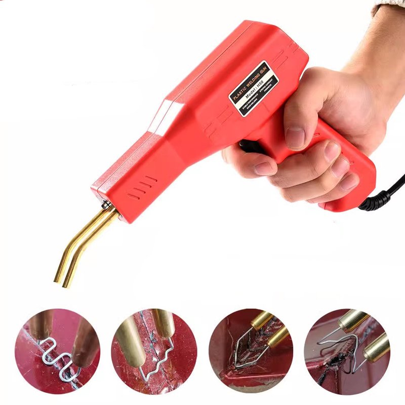 Plastic Welder Welding Kit Hot Stapler Kit Car Bumper Repair Kit Allturn Upgraded Hot Staples Plastic Welder Gun