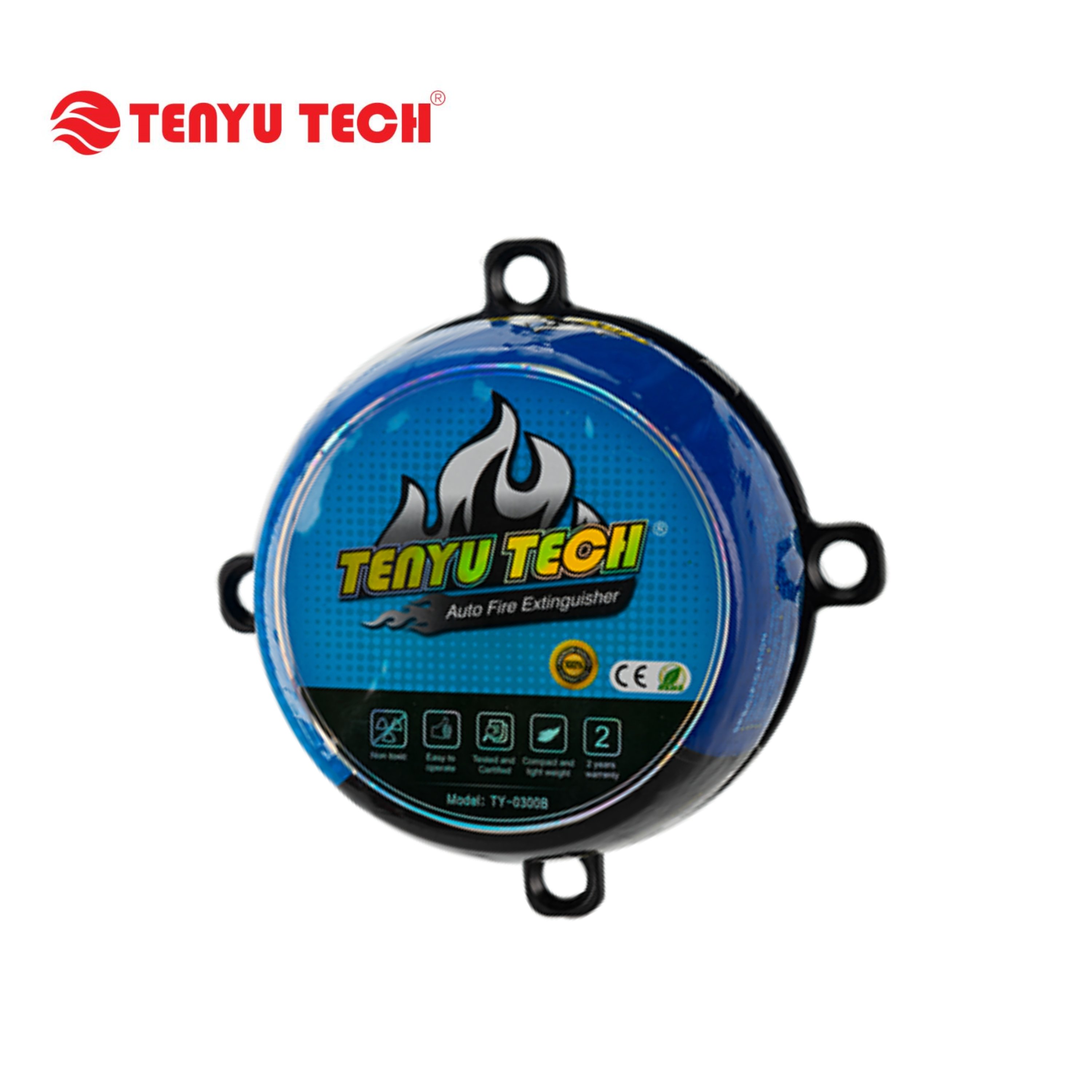 Tenyu 0.3kg Portable Auto Fire Extinguisher Device Dry Powder CE Report/MSDS Factory Simple Operation Fire Extinguisher