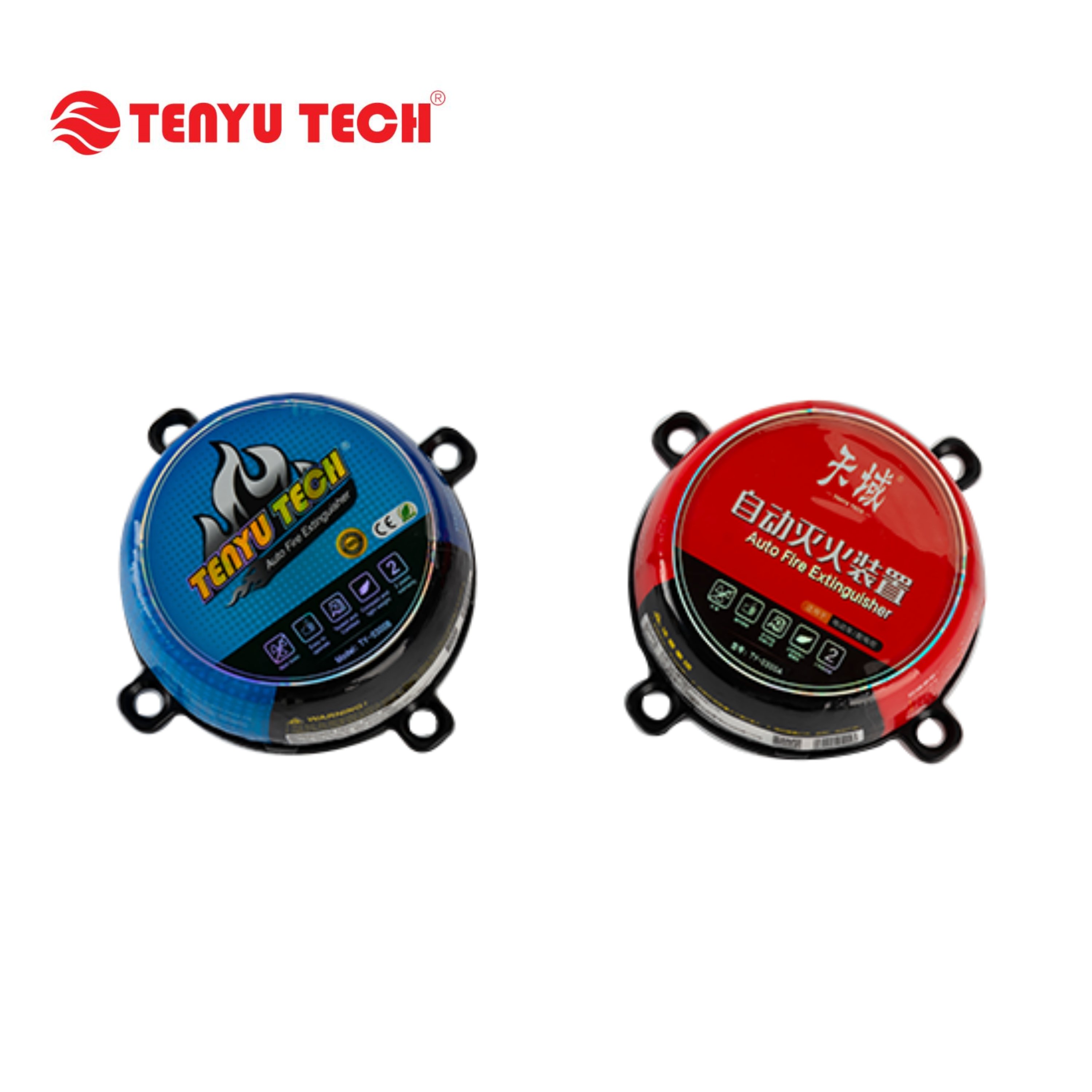 Tenyu 0.3kg Portable Auto Fire Extinguisher Device Dry Powder CE Report/MSDS Factory Simple Operation Fire Extinguisher