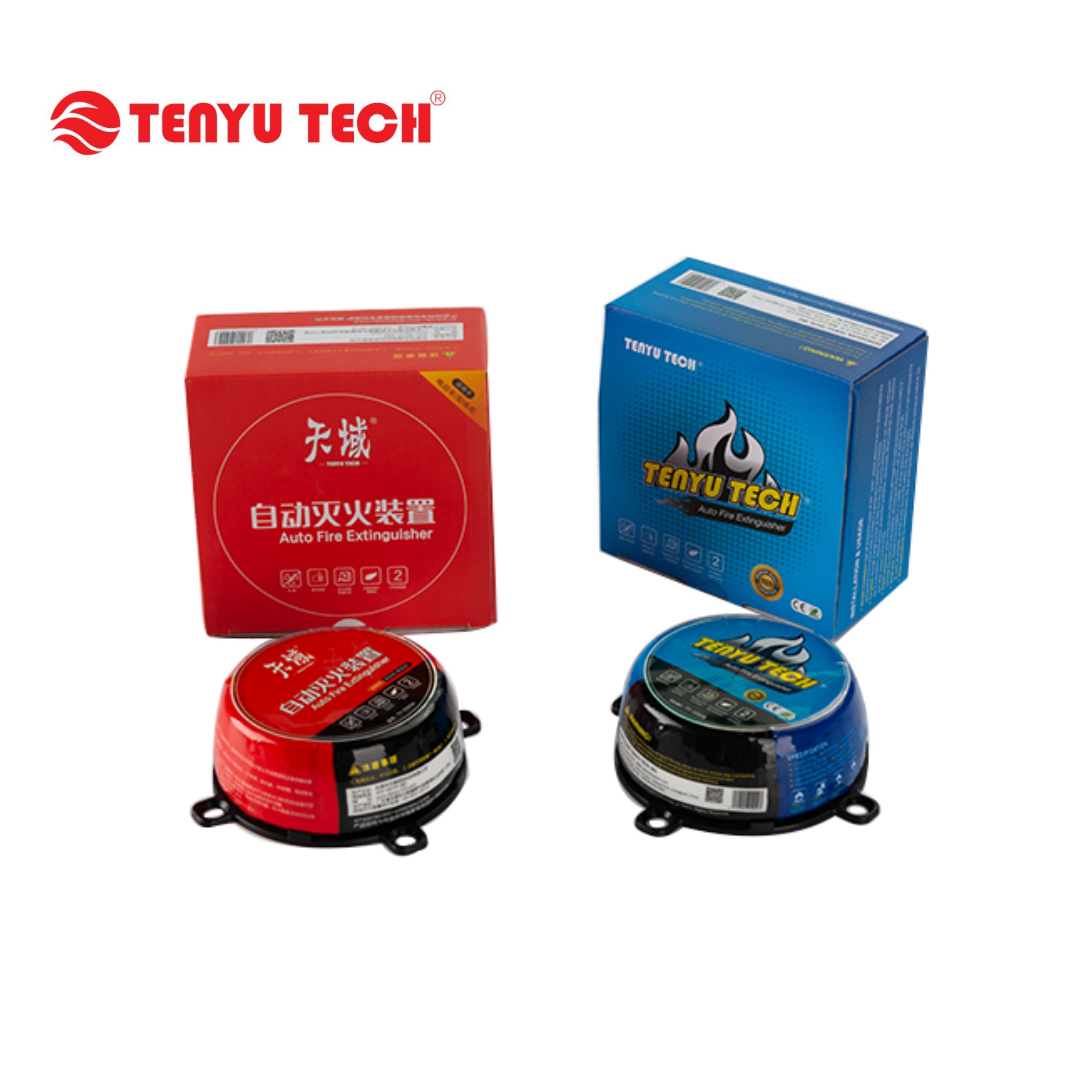 Tenyu 0.3kg Portable Auto Fire Extinguisher Device Dry Powder CE Report/MSDS Factory Simple Operation Fire Extinguisher