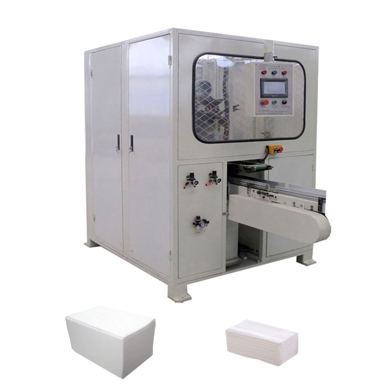 China White Color Log Saw Cutting Machine for Soft Facial Tissue Paper Line