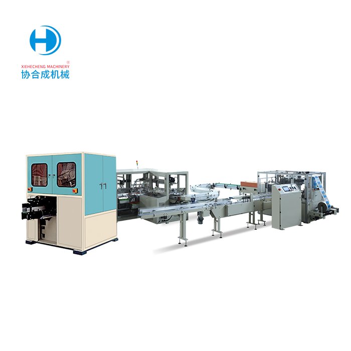 China White Color Log Saw Cutting Machine for Soft Facial Tissue Paper Line