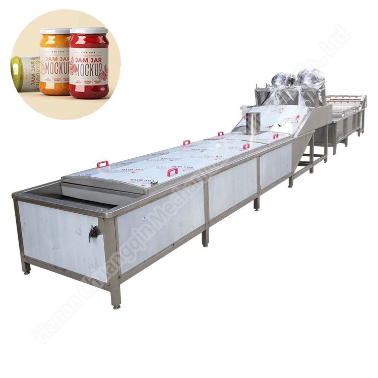 Small Tunnel Pasteurizing Machine Full Automatic Complete Pasteurization Line Soft Pack Pasteurizer Mushrooms