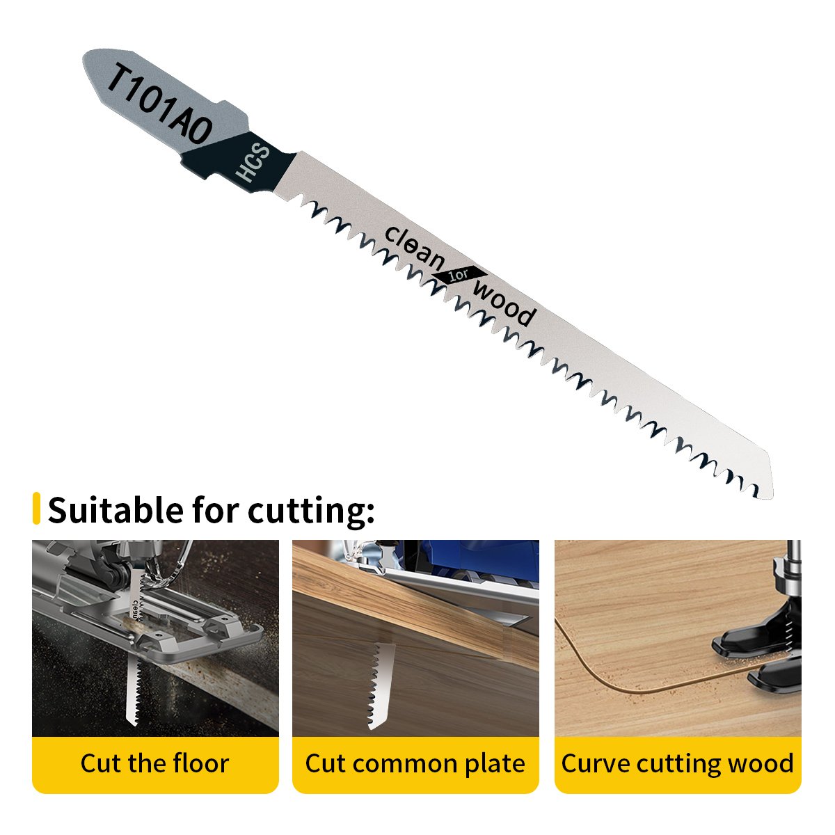 Jig saw blade 5PCT101AO100 long for wood plywood quick cutting jigsaw saw blade