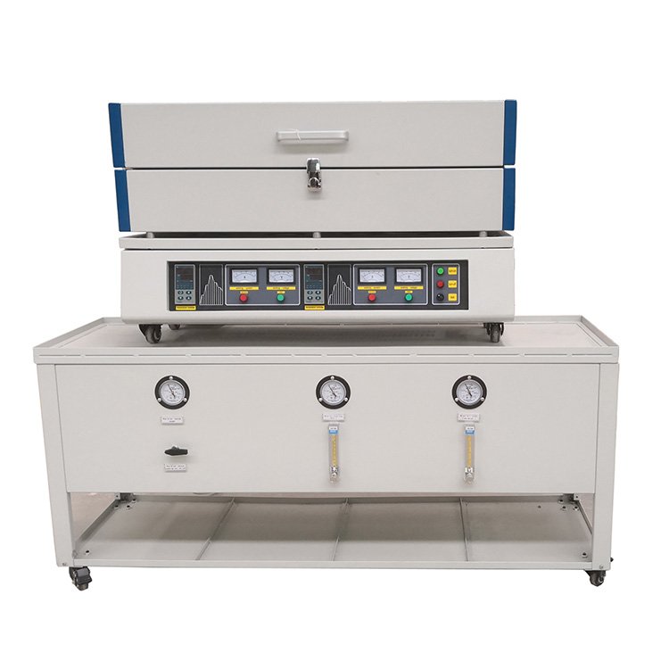 1200C High Temperature Quartz Tube Furnace With 3 Heating Zone Tubular Furnace for Annealing and Sintering