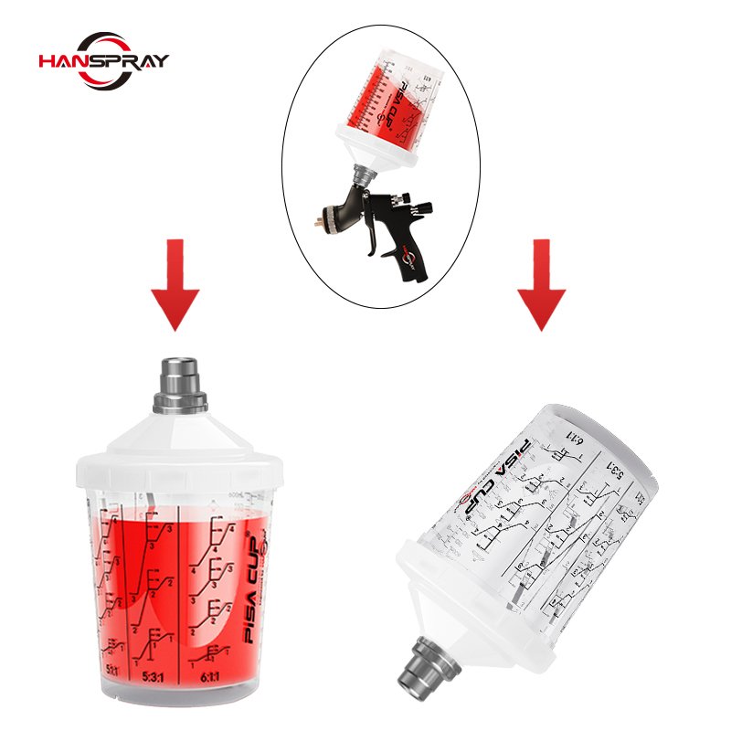 Disposable Spray Paint Gun with Paint Pisa Cup for Auto Bodyshop Equipment Body Repair