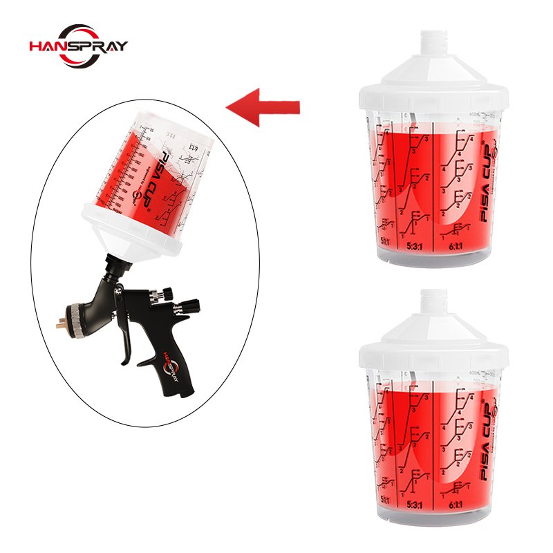 Disposable Spray Paint Gun with Paint Pisa Cup for Auto Bodyshop Equipment Body Repair
