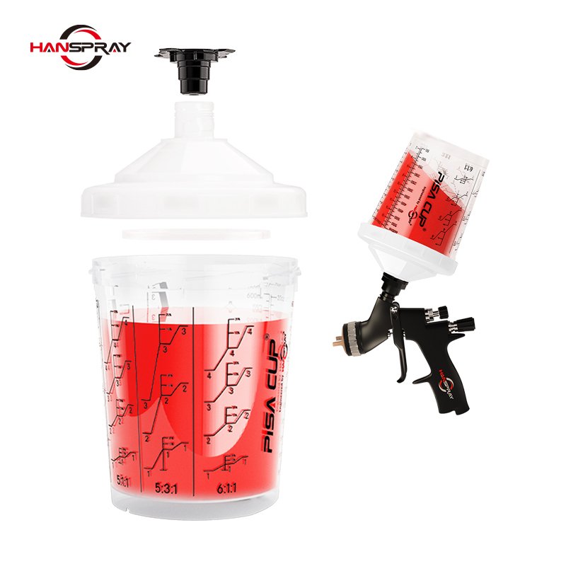 Disposable Spray Paint Gun with Paint Pisa Cup for Auto Bodyshop Equipment Body Repair
