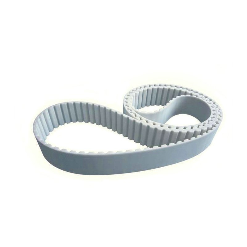 Good Quality White PU Timing Belt with Steel/kevlar-cord