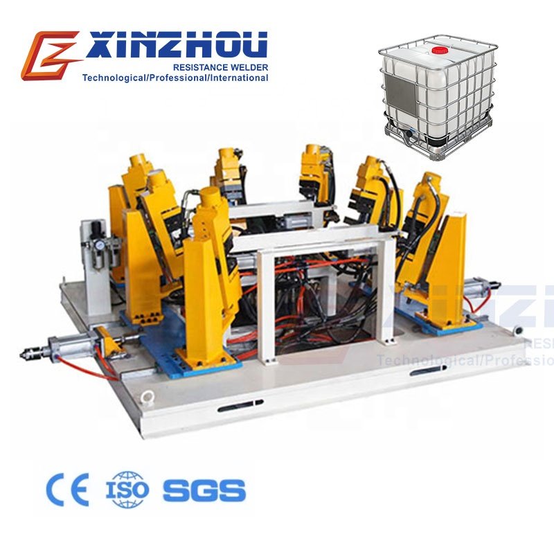 1000 Liters Water/ Oil /Chemicals Tote Tank Machine IBC Cage Machine IBC Tank Making Machine Production Line