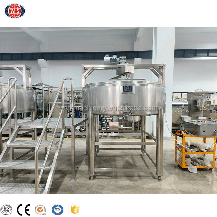 Customized 1000l Cheese Making Equipment Mozzarella Cheese Vat With Agitator