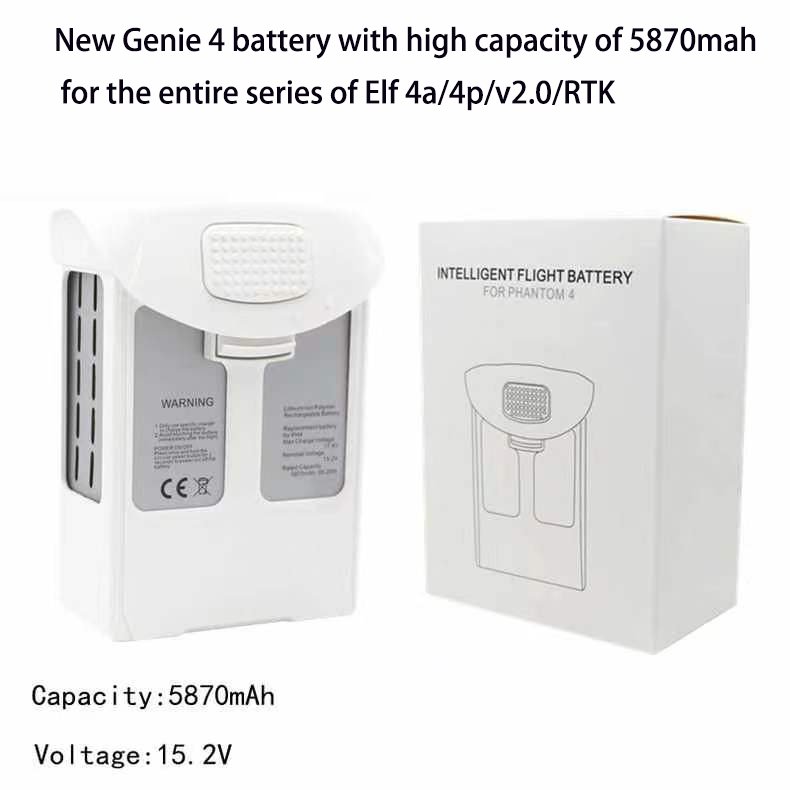 For DJI Phantom 4 Advanced 4Pro V2.0 RTK high capacity intelligent flight battery 5870mAh New OEM DJI drone accessories