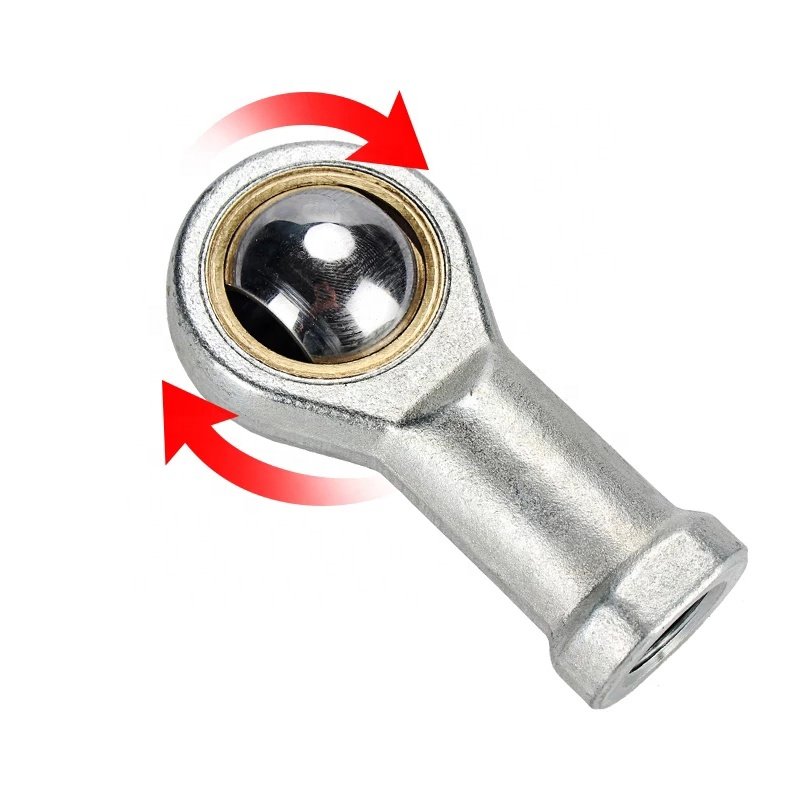 Fisheye Joint Female Piston Rod End Ball Head,Universal Pneumatic Cylinder U Fitting Mounting Knuckle Bearing Internal Thread