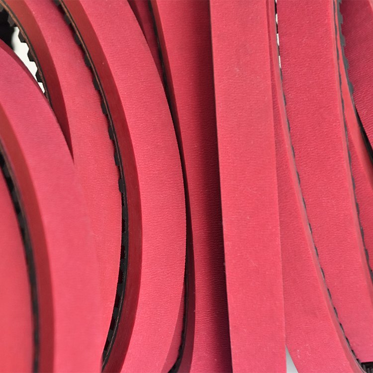 Customized seamless T10-630 pull down belt vulcanized rubber coating timing belt for VFFS packing machine