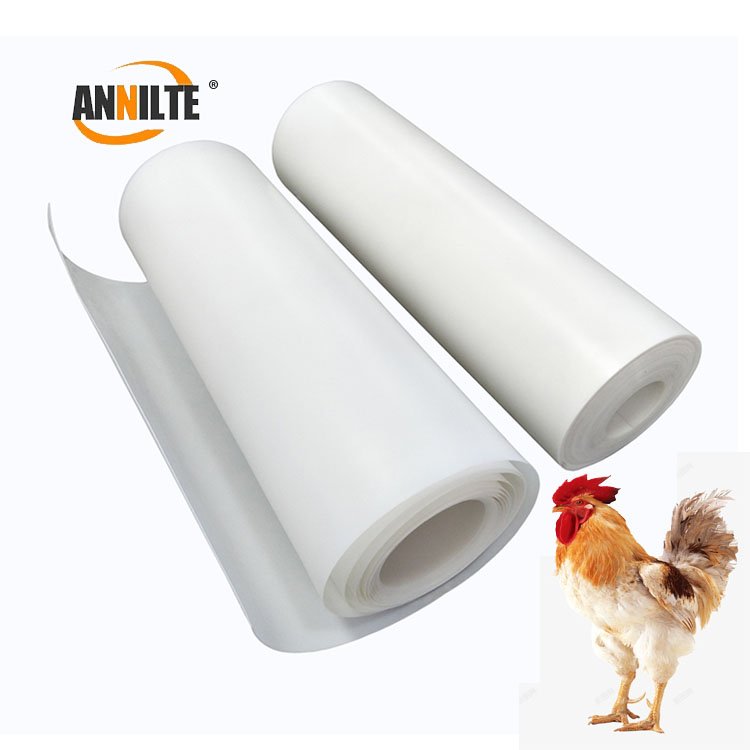 ANNILTE Chicken Manure Conveyor Belt Poultry White PP manure conveyor belt for chicken cage