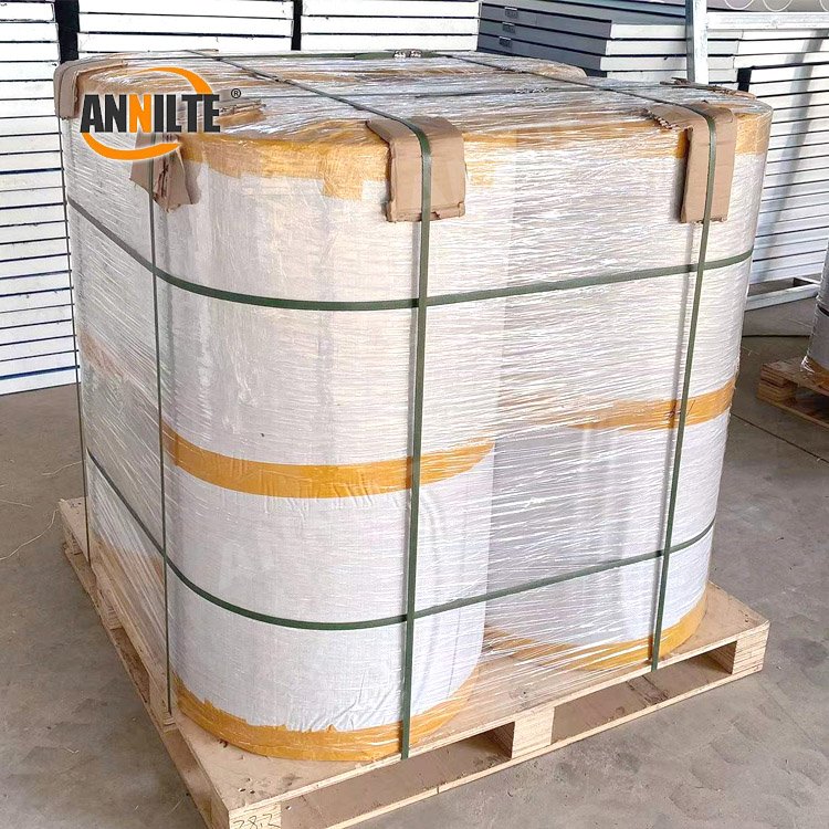 ANNILTE Chicken Manure Conveyor Belt Poultry White PP manure conveyor belt for chicken cage