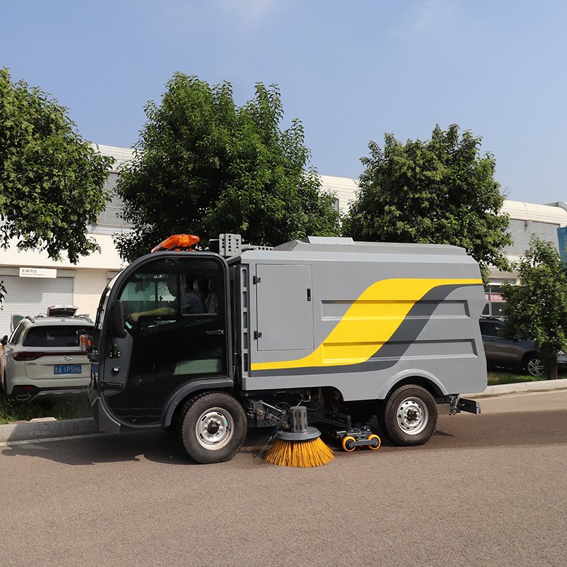 5% off Electric Road Street Sweeper Machine Washer Sale for City Airport Pavement Cleaning
