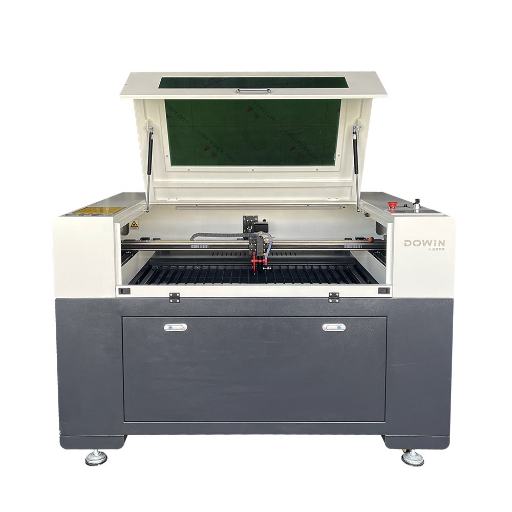 Dual Head 150W CO2 Laser Cutting Machine 1390 Watt Wood Plastic Engraver BMP AI Support Core Incl. Laser Source Gear Engine