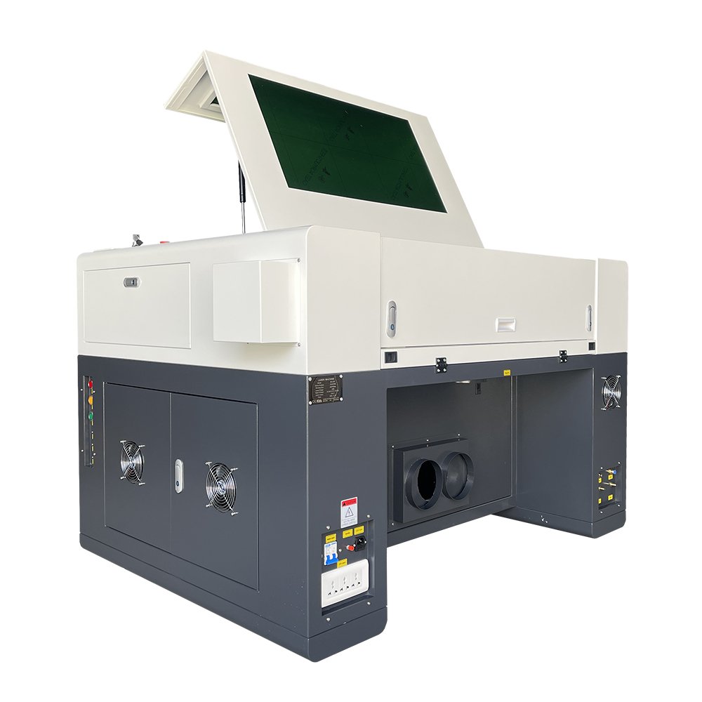 Dual Head 150W CO2 Laser Cutting Machine 1390 Watt Wood Plastic Engraver BMP AI Support Core Incl. Laser Source Gear Engine