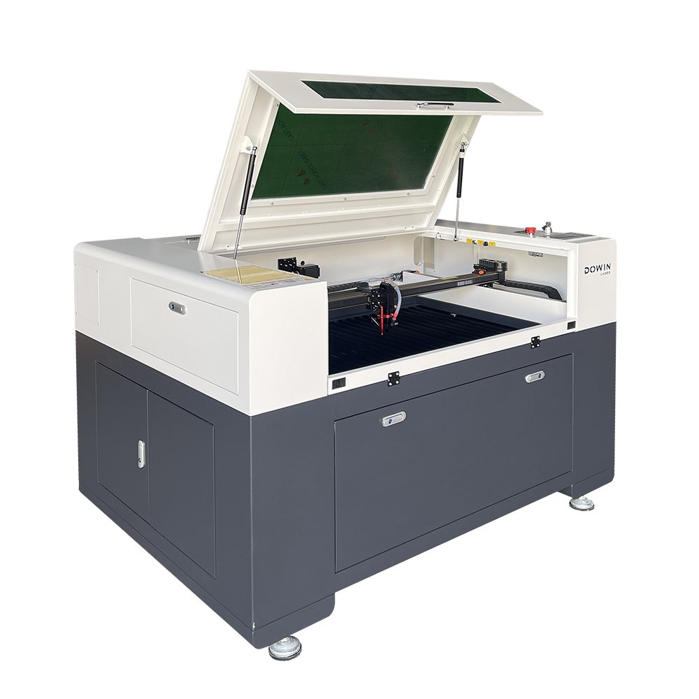 Dual Head 150W CO2 Laser Cutting Machine 1390 Watt Wood Plastic Engraver BMP AI Support Core Incl. Laser Source Gear Engine