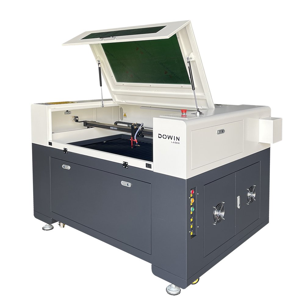 Dual Head 150W CO2 Laser Cutting Machine 1390 Watt Wood Plastic Engraver BMP AI Support Core Incl. Laser Source Gear Engine