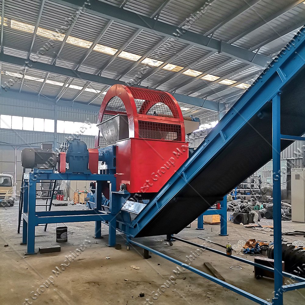 New Design Auto Waste Tire Full Automatic Recycling Machine Rubber Crumb Line Price