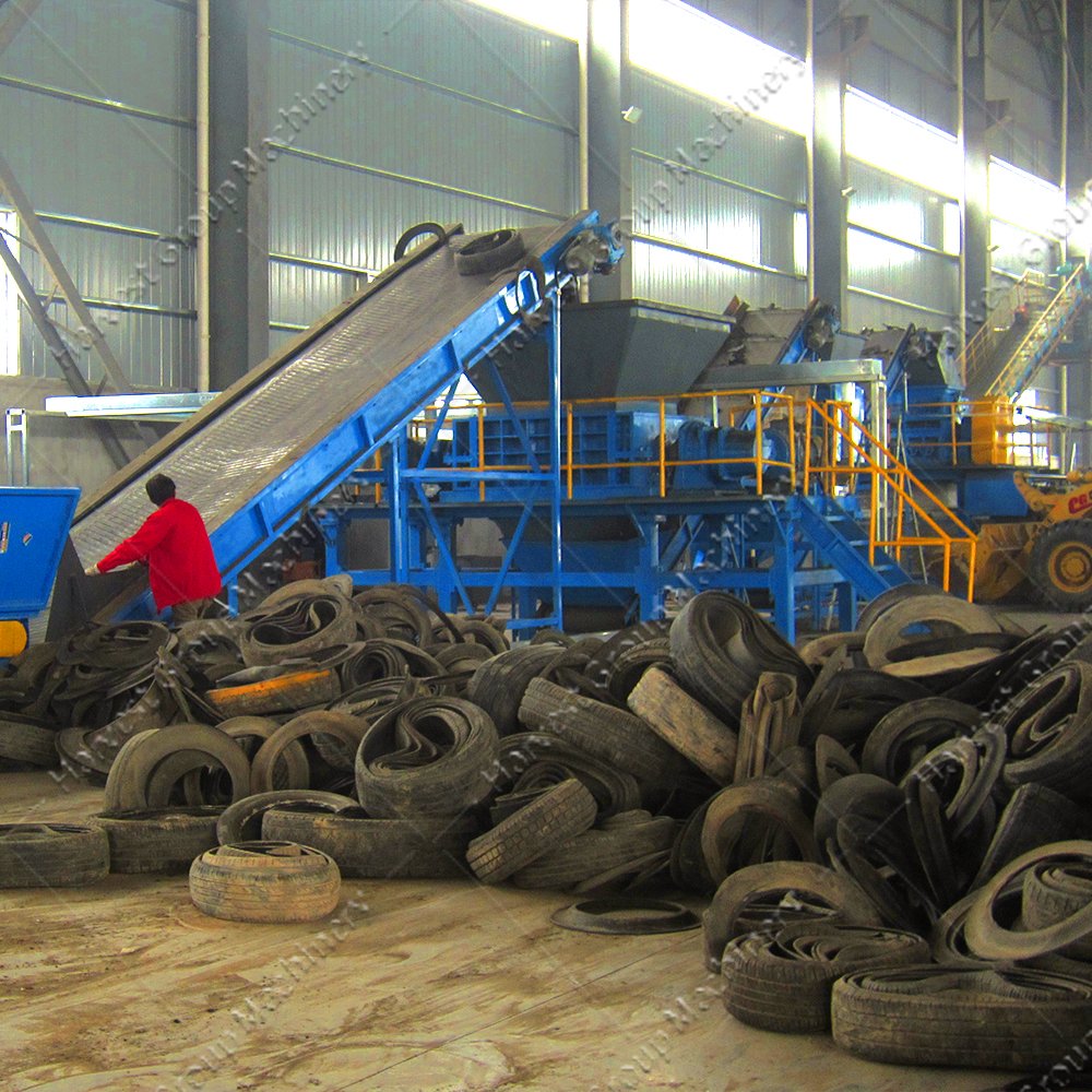 New Design Auto Waste Tire Full Automatic Recycling Machine Rubber Crumb Line Price
