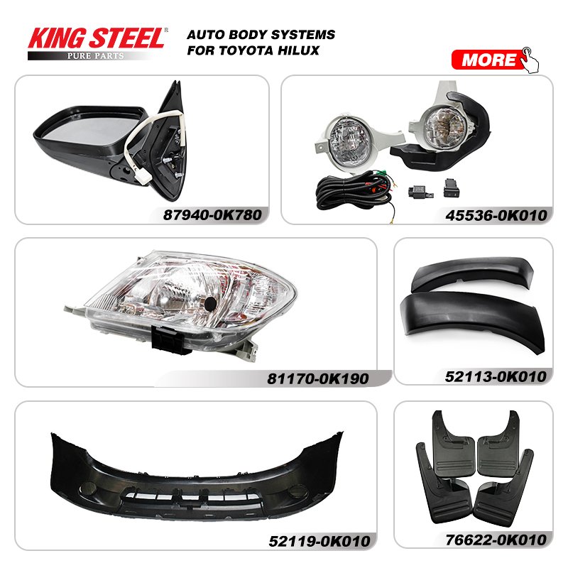 KINGSTEEL Original OEM repuestos de autos Car Spare Parts Auto Parts For TOYOTA HILUX VIGO REVO Diesel Pickup 4x4 Japanese Car
