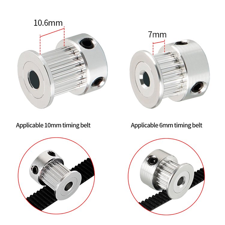 Annilte gt3 pulley 16 teeth h pitch timing pulley gt14 timing belt pulley for 3D printer