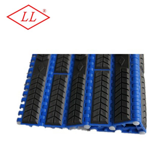900 Series Flat Modular Plastic Conveyor Belt With Rubber Top For Transmission Applications