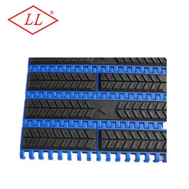 900 Series Flat Modular Plastic Conveyor Belt With Rubber Top For Transmission Applications