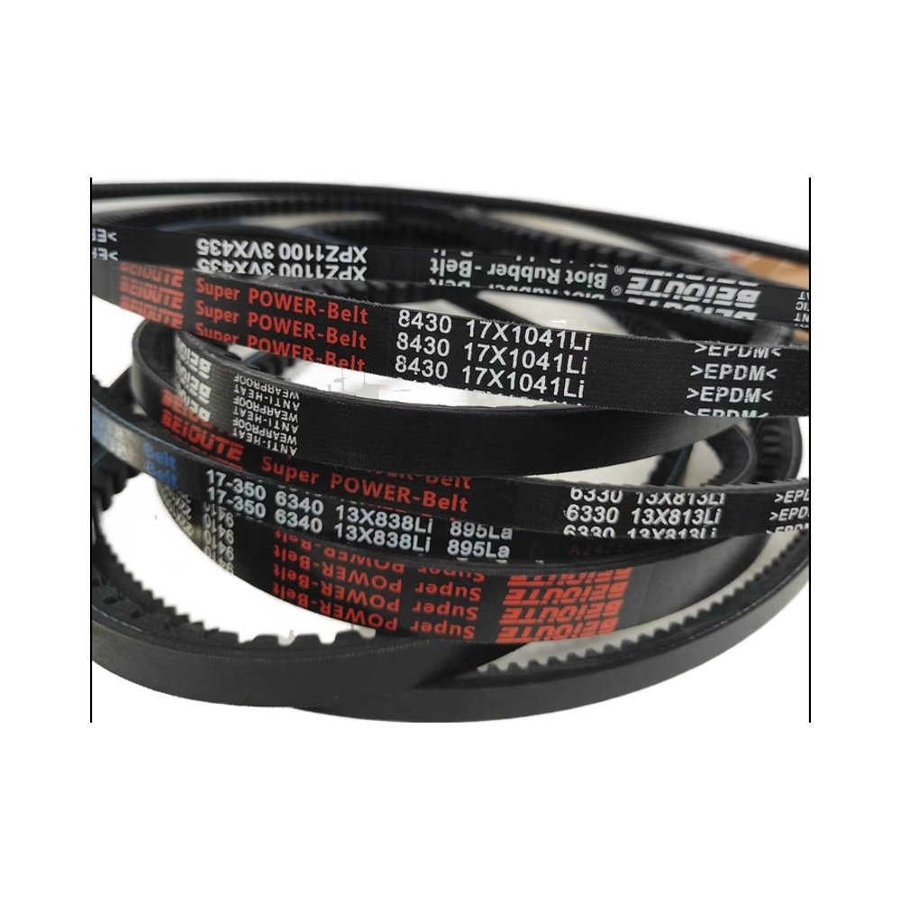 XZbelt V-Ribbed flexibility Classical tooth black rubber v belt for Machines