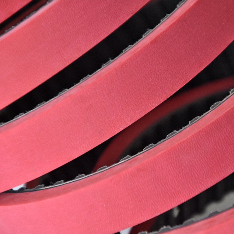 Original factory direct supply 173L red vulcanized rubber coating timing belt